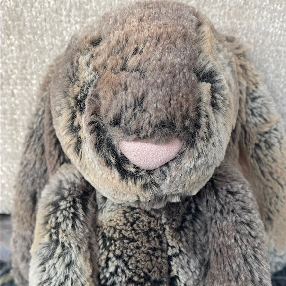 JellyCat Plush Brown Bunny Stuffed Animal - Soft Long Ears - Picture 2 of 13